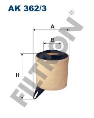 BMW 1 (E81/E82/E87/E88) 116i 85kw 115hp  Hava Filtresi AK362/3 FİLTRON