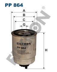 FIAT Fiorino (127/146/147) 1.7 TD 46kw 63hp  Yakıt Mazot Filtresi PP864 FİLTRON
