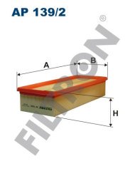 VOLKSWAGEN Touran 2.0 TDI 125kw 170hp  Hava Filtresi AP139/2 FİLTRON