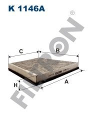 MERCEDES BENZ E W S211 E320 155kw 211hp  Polen Kabin filtresi K1146A FİLTRON