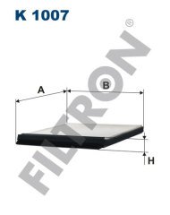 CITROEN Xsara 2.0 HDI 90 66kw 90hp  Polen Kabin filtresi K1007 FİLTRON