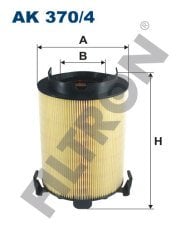 s 1.6 16V 75kw 102hp  Hava Filtresi AK370/4 FİLTRON