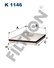 MERCEDES BENZ E W S211 E200 CGI 125kw 170hp  Polen Kabin filtresi K1146 FİLTRON