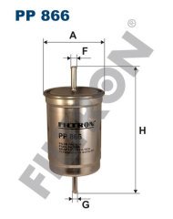 VOLVO CARS V70 2.4 103kw 140hp  Yakıt Filtresi PP866 FİLTRON