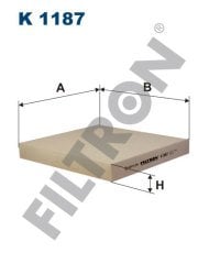 HONDA CR-V IV 2.0 VTEC 114kw 155hp  Polen Kabin filtresi K1187 FİLTRON