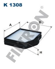 HYUNDAI H-1 Starex 2.5 CRDi 103kw 140hp  Polen Kabin filtresi K1308 FİLTRON