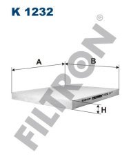 KIA MOTORS Sportage 2.0 CRDi 83kw 113hp  Polen Kabin filtresi K1232 FİLTRON