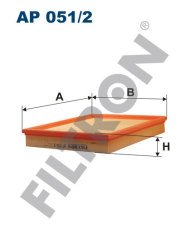OPEL Astra G / Astra G Cabrio/Coupé 2.2 16V 108kw 147hp  Hava Filtresi AP051/2 FİLTRON