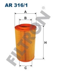 PEUGEOT Boxer III 2.0 BlueHDI 110 81kw 110hp  Hava Filtresi AR316/1 FİLTRON