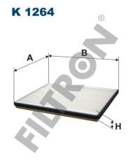 SUZUKI Grand Vitara 2.0 HDI 80kw 109hp  Polen Kabin filtresi K1264 FİLTRON