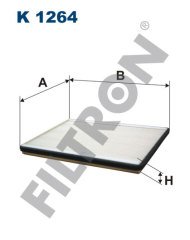 SUZUKI Grand Vitara 1.6 78kw 106hp  Polen Kabin filtresi K1264 FİLTRON