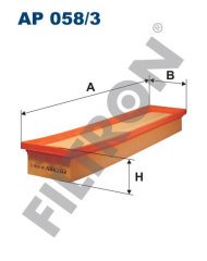 CITROEN C4 II (B7) 1.6 81kw 110hp  Hava Filtresi AP058/3 FİLTRON