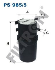 VOLKSWAGEN Amarok (2H) 2.0 TDI 120kw 163hp  Yakıt Mazot Filtresi PS985/5 FİLTRON