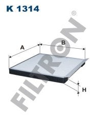 HYUNDAI Accent III 1.6 82kw 112hp  Polen Kabin filtresi K1314 FİLTRON
