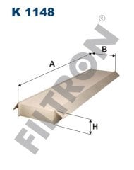 FORD Mondeo III (B4Y/5Y/BWY) 2.0 TDCi 96kw 130hp  Polen Kabin filtresi K1148 FİLTRON