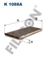 VOLKSWAGEN LT 35 II 2.5 TDI 70kw 98hp  Polen Kabin filtresi K1088A FİLTRON