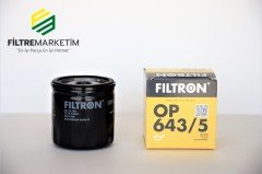 RENAULT Kangoo II 1.5 dCi 90 66kw 90hp  Yağ Filtresi OP643/5 FİLTRON