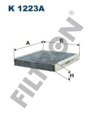 OPEL Astra J / Astra J GTC 2.0 CDTi 96kw 131hp  Polen Kabin filtresi K1223A FİLTRON