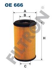 RENAULT Twingo I 1.2 16V 55kw 75hp  Yağ Filtresi OE666 FİLTRON