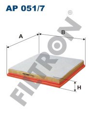 OPEL Astra J / Astra J GTC 2.0 CDTi 96kw 131hp  Hava Filtresi AP051/7 FİLTRON