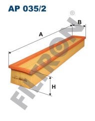 MERCEDES BENZ C W203 C203 S203 C180 95kw 129hp  Hava Filtresi AP035/2 FİLTRON