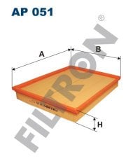 OPEL Astra G / Astra G Cabrio/Coupé 2.0 DTI 16V 74kw 101hp  Hava Filtresi AP051 FİLTRON