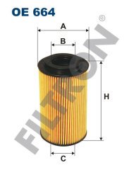 PORSCHE Boxster 2.7 162kw 220hp  Yağ Filtresi OE664 FİLTRON